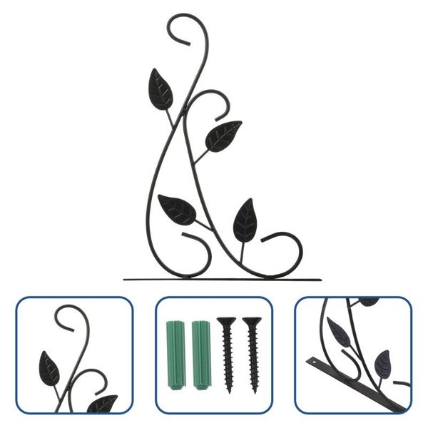 wall mounted plant hanging bracket hook indoor outdoor hangers (black) hooks & rails 
wall mounted plant hanging bracket hook indoor outdoor hangers (black) hooks & rails