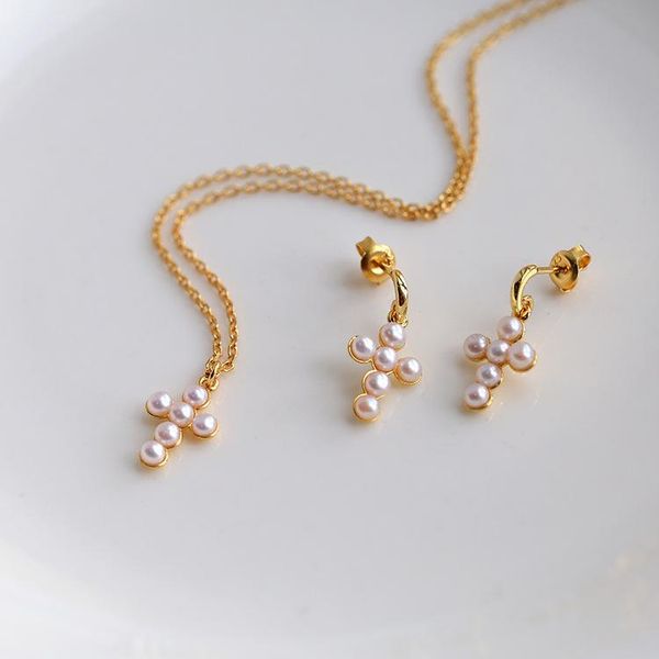 chains 925 silver with 18k gold real freshwater pearl corss necklace women jewelry runway gown hiphop rare glam japan korean fashion
chains 925 silver with 18k gold real freshwater pearl corss necklace women jewelry runway gown hiphop rare glam japan korean fashion