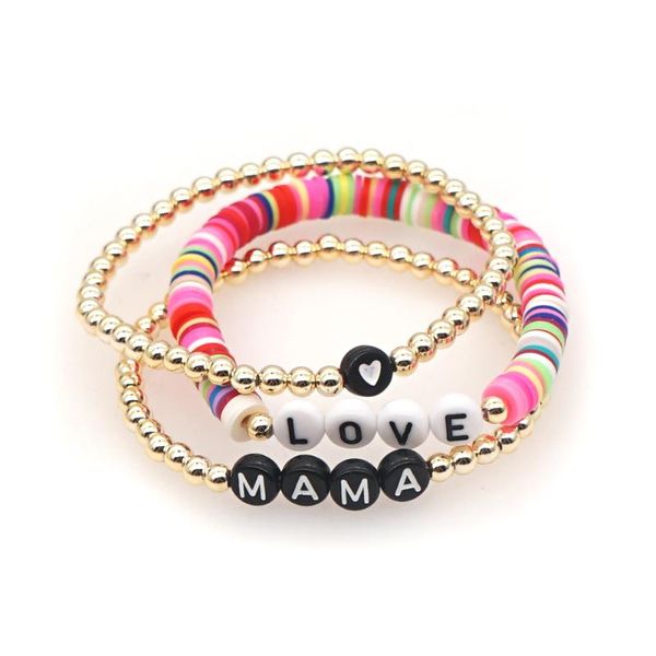 beaded, strands go2boho 3pcs colorful heishi bracelet polymer clay gold color beads jewelry for women heart love mama letter bracelets whole, Black
beaded, strands go2boho 3pcs colorful heishi bracelet polymer clay gold color beads jewelry for women heart love mama letter bracelets whole, Black