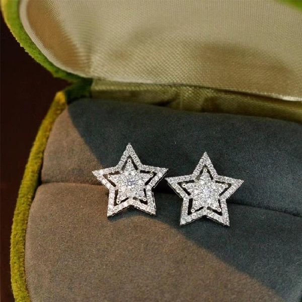 stud douyin taobao live broadcast explosion models with imitation zircon five-pointed star earrings female jewelry, Golden;silver
stud douyin taobao live broadcast explosion models with imitation zircon five-pointed star earrings female jewelry, Golden;silver