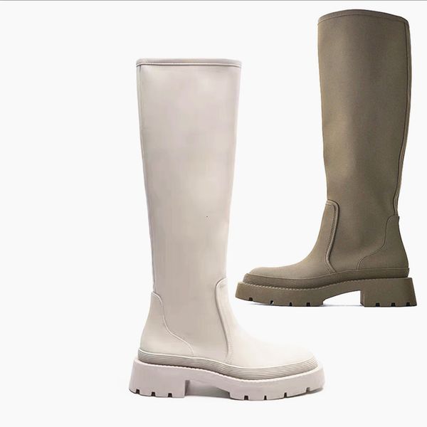 za children 2021 autumn and winter thick bottom round head knee ls leather high boots white knight boot, Black
za children 2021 autumn and winter thick bottom round head knee ls leather high boots white knight boot, Black
