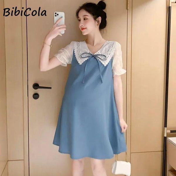 maternity dresses pregnant women office casual clothes cotton summer female plus size pregnancy dress graduation, White
maternity dresses pregnant women office casual clothes cotton summer female plus size pregnancy dress graduation, White
