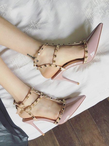 sandals 10cm 2021 women pumps high-heeled shoes female pointed stiletto nightclub word with rivets wild party, Black
sandals 10cm 2021 women pumps high-heeled shoes female pointed stiletto nightclub word with rivets wild party, Black