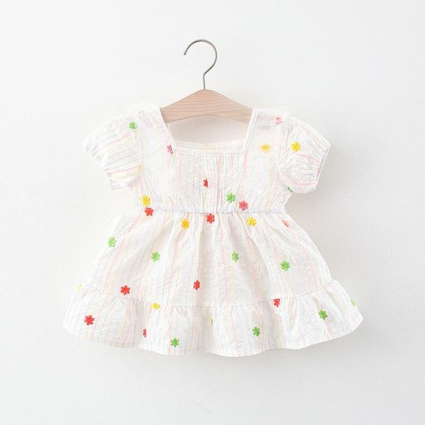 girl's dresses summer baby girls cotton short sleeve o neck striped floral print cute princess party kids pleated dress vestidos, Red;yellow
girl's dresses summer baby girls cotton short sleeve o neck striped floral print cute princess party kids pleated dress vestidos, Red;yellow