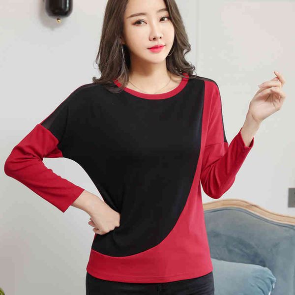 women's t-shirt shintimes hollow out long sleeve t women cotton female patchwork korean style clothes autumn tee femme xoga, White
women's t-shirt shintimes hollow out long sleeve t women cotton female patchwork korean style clothes autumn tee femme xoga, White