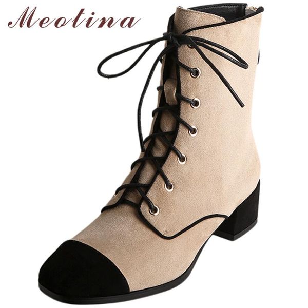 boots meotina women genuine leather fashion kid suede platform thick high heel shoes knee zipper ladies autumn, Black
boots meotina women genuine leather fashion kid suede platform thick high heel shoes knee zipper ladies autumn, Black