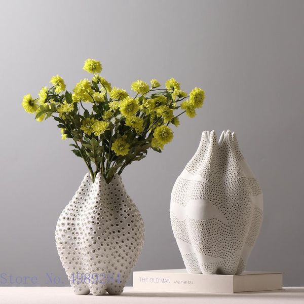 vases ceramic vase hole hollow out dot pattern handmade crafts flower abstract geometric home decoration
vases ceramic vase hole hollow out dot pattern handmade crafts flower abstract geometric home decoration
