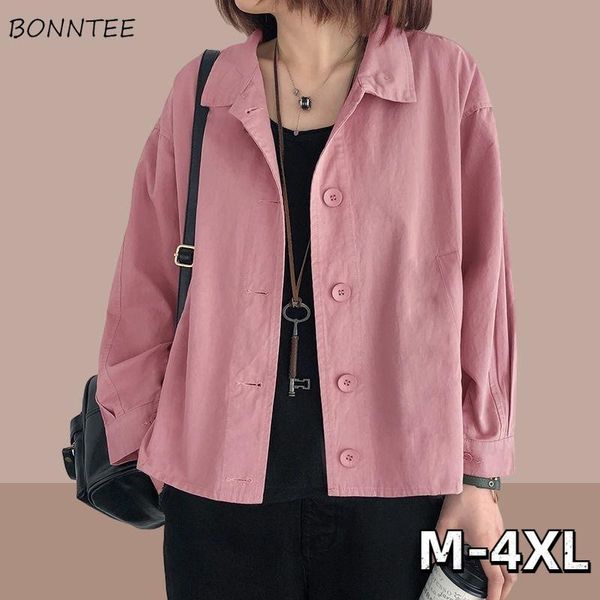 women's jackets women plus size loose autumn outwear casual solid all-match tunic cropped fake pockets m-4xl coats hipster streetwear, Black;brown
women's jackets women plus size loose autumn outwear casual solid all-match tunic cropped fake pockets m-4xl coats hipster streetwear, Black;brown