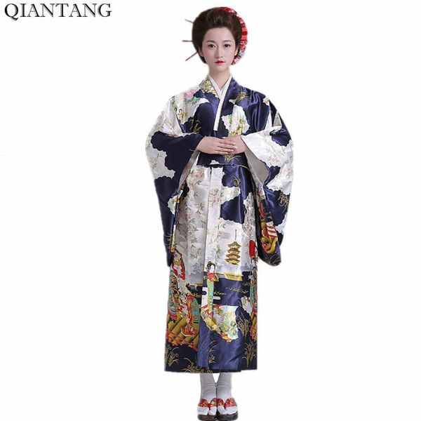 fashion women kimono yukata haori with obi navy blue japanese style evening party dress asian clothing quimono hw035 ethnic, Red
fashion women kimono yukata haori with obi navy blue japanese style evening party dress asian clothing quimono hw035 ethnic, Red