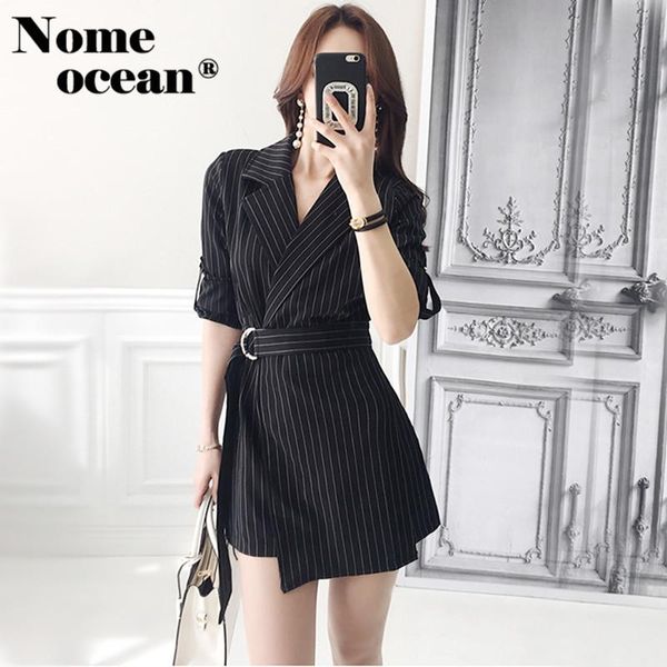 women's jumpsuits & rompers rolling-up half sleeve playsuits buckle belted waist suit women shorts 2021 autumn blazer design m18101410, Black;white
women's jumpsuits & rompers rolling-up half sleeve playsuits buckle belted waist suit women shorts 2021 autumn blazer design m18101410, Black;white