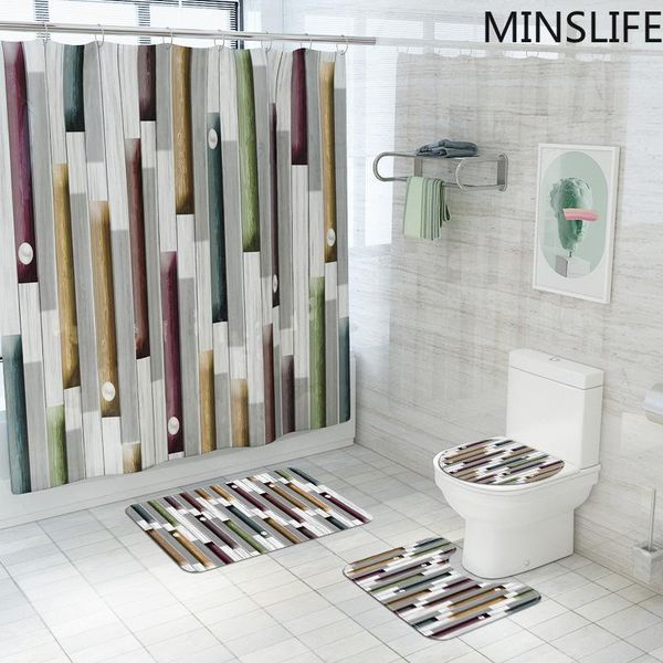 geometrical printed shower curtains sets for bathroom bathing screen with anti-slip mat carpet toilet partition home decor
geometrical printed shower curtains sets for bathroom bathing screen with anti-slip mat carpet toilet partition home decor