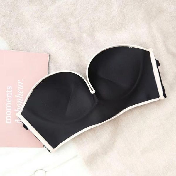 bras womens strapless front closure push up bra underwear seamless invisible non-slip lift bralette lingerie half cup for 649d, Red;black
bras womens strapless front closure push up bra underwear seamless invisible non-slip lift bralette lingerie half cup for 649d, Red;black