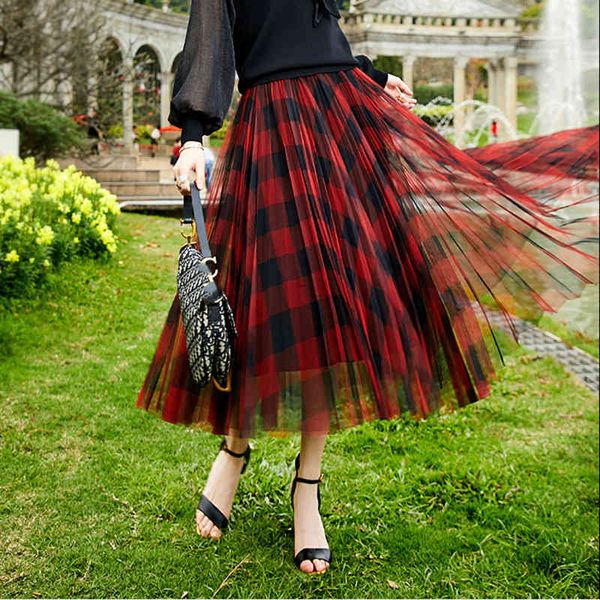 skirts runway women spring summer vintage plaid mesh long skirt elastic high waist red beach maxi skirts, Black
skirts runway women spring summer vintage plaid mesh long skirt elastic high waist red beach maxi skirts, Black