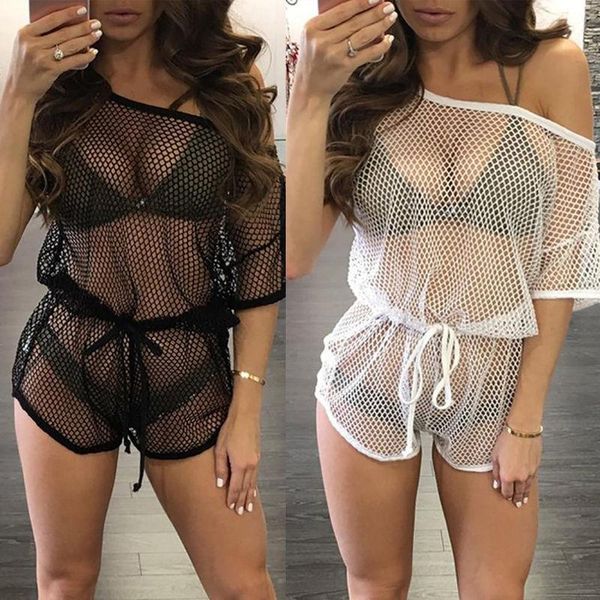 women's swimwear goocheer women cover-ups mesh arrival bathing suit lace crochet tassel bikini cover up beach dress, White;black
women's swimwear goocheer women cover-ups mesh arrival bathing suit lace crochet tassel bikini cover up beach dress, White;black