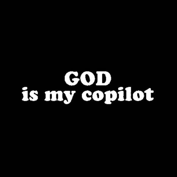 16.4cm*4cm creative god is my copilot vinyl decor car sticker decal black silver car-styling
16.4cm*4cm creative god is my copilot vinyl decor car sticker decal black silver car-styling