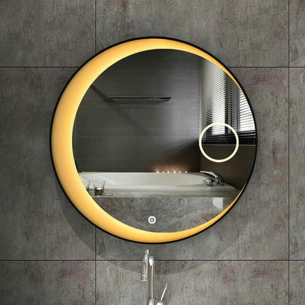 mirrors 60cm 70cm 80cm led lights moon mirror high quanlity reflection silver with black steel frame round bathroom
mirrors 60cm 70cm 80cm led lights moon mirror high quanlity reflection silver with black steel frame round bathroom