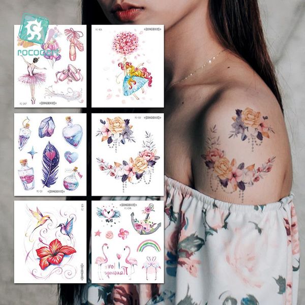 temporary tattoos rocooart cartoon blue sea series fairy tales tattoo for children waterproof flash sticker flamingo ballet girl
temporary tattoos rocooart cartoon blue sea series fairy tales tattoo for children waterproof flash sticker flamingo ballet girl