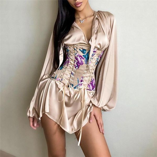 casual dresses long lantern sleeve shirt dress women with corset bustier vintage party mini fashion vestdos 2021, Black;gray
casual dresses long lantern sleeve shirt dress women with corset bustier vintage party mini fashion vestdos 2021, Black;gray