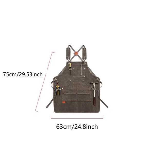 aprons adjustable multifunctional compact with multi pockets chef baker barber gardening woodworking pinafore canvas apron
aprons adjustable multifunctional compact with multi pockets chef baker barber gardening woodworking pinafore canvas apron