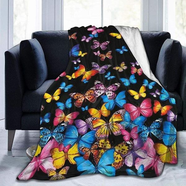 blankets ultra soft butterfly blanket,colorful rainbow flying throw blanket fleece blanket,plush for bed and couch,warm
blankets ultra soft butterfly blanket,colorful rainbow flying throw blanket fleece blanket,plush for bed and couch,warm