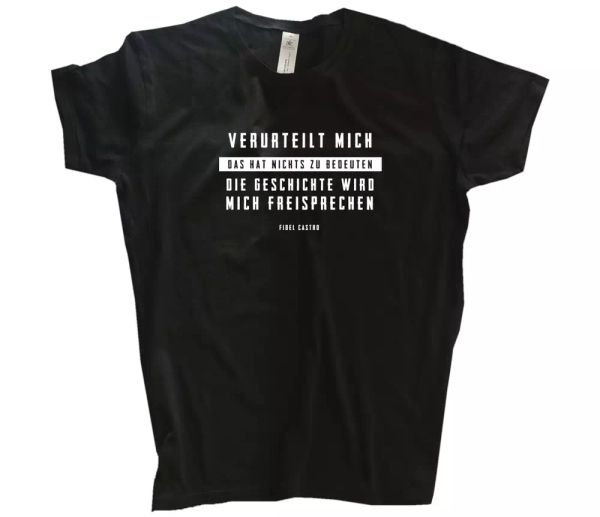 condemned me; the hat nothing down bedeuten-die geschichte castro t-shirt s-3xl, White;black
condemned me; the hat nothing down bedeuten-die geschichte castro t-shirt s-3xl, White;black