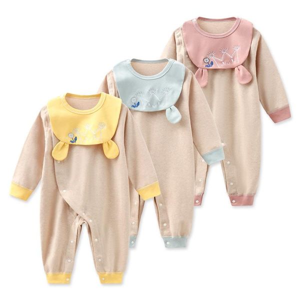 jumpsuits 2pcs baby romper+bib solid cotton boy clothes autumn print girl long sleeve winter jumpsuit ropa, Blue
jumpsuits 2pcs baby romper+bib solid cotton boy clothes autumn print girl long sleeve winter jumpsuit ropa, Blue