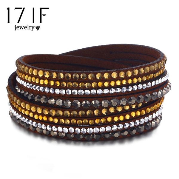 tennis daxi fashion boho wrap bracelets for women rhinestone multiple layers charms leather bracelet & bangle jewelry 2021 design, Golden;silver
tennis daxi fashion boho wrap bracelets for women rhinestone multiple layers charms leather bracelet & bangle jewelry 2021 design, Golden;silver