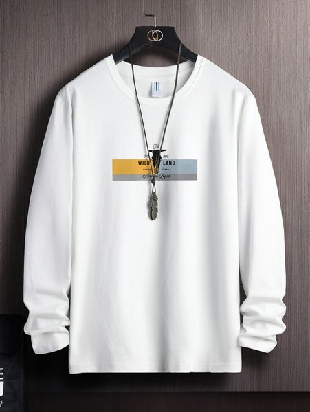 men animal & letter graphic tee p8nr#, White;black
men animal & letter graphic tee p8nr#, White;black