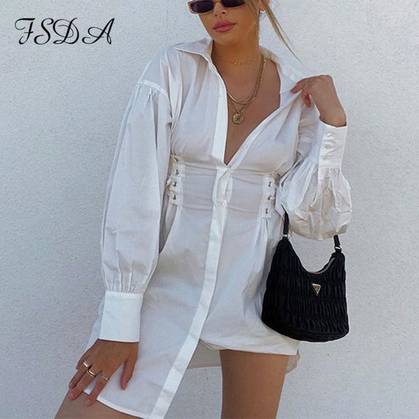 2021long sleeve white shirt dress 2021 summer autumn v neck a line club ladies fashion party casual dresses, Black;gray
2021long sleeve white shirt dress 2021 summer autumn v neck a line club ladies fashion party casual dresses, Black;gray