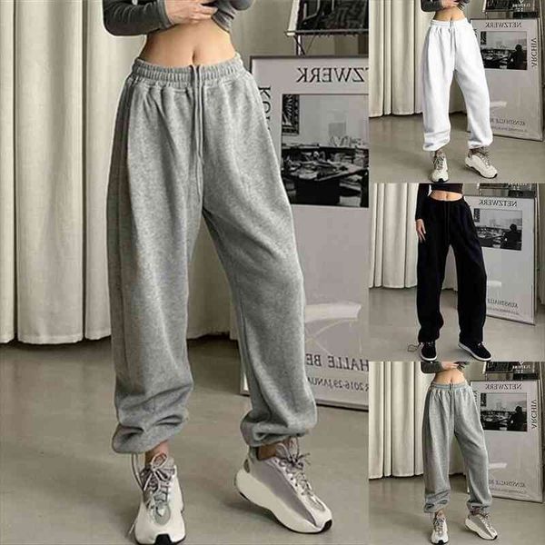 black jogging sweatpants baggy sports womens pant gray jogger high waist sweat casual female trousers, Black;white
black jogging sweatpants baggy sports womens pant gray jogger high waist sweat casual female trousers, Black;white