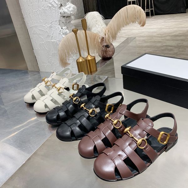 2021 women horsebit leather sandals luxury woman round toe woven sandal designer lady shoes brands women's shoe flat chaussure with box, Black
2021 women horsebit leather sandals luxury woman round toe woven sandal designer lady shoes brands women's shoe flat chaussure with box, Black