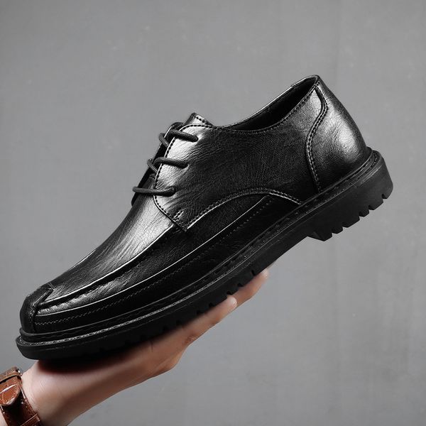 leather shoes mens leather shoes english leather shoes wedding business party and casual, Black
leather shoes mens leather shoes english leather shoes wedding business party and casual, Black