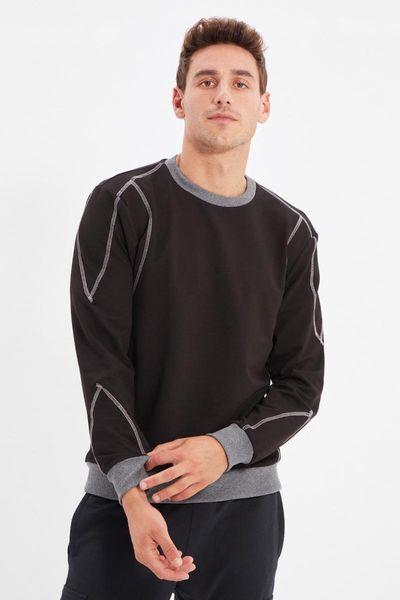 men's hoodies & sweatshirts trendyol men 's regular fit cycling collar long sleeve spreader sewn tmnaw22sw0787, Black
men's hoodies & sweatshirts trendyol men 's regular fit cycling collar long sleeve spreader sewn tmnaw22sw0787, Black