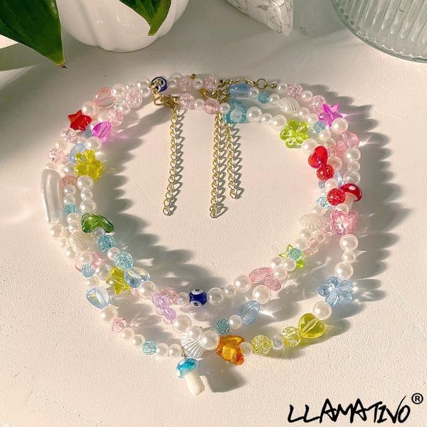 chains korean acrylic mushroom irregular pearl beaded necklace candy color heart butterfly beads choker necklaces for women jewelry, Silver
chains korean acrylic mushroom irregular pearl beaded necklace candy color heart butterfly beads choker necklaces for women jewelry, Silver