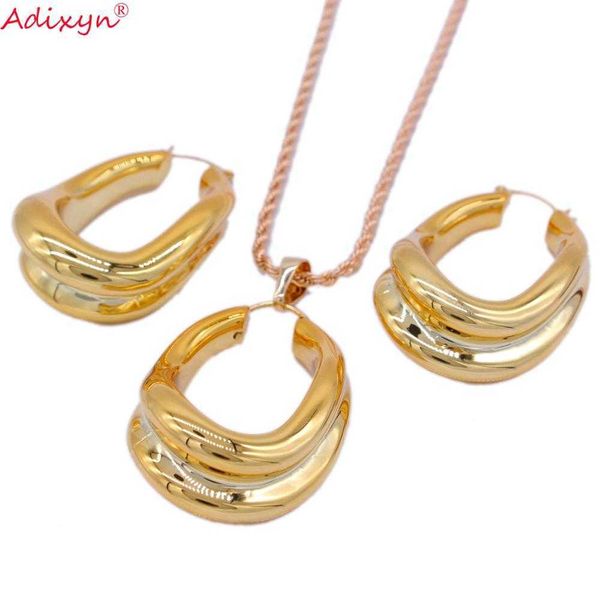 adixyn irregular rose gold color jewelry sets hollow round necklace&earring&pendant for women/girls birthday party gift n03198 h1022, Silver
adixyn irregular rose gold color jewelry sets hollow round necklace&earring&pendant for women/girls birthday party gift n03198 h1022, Silver