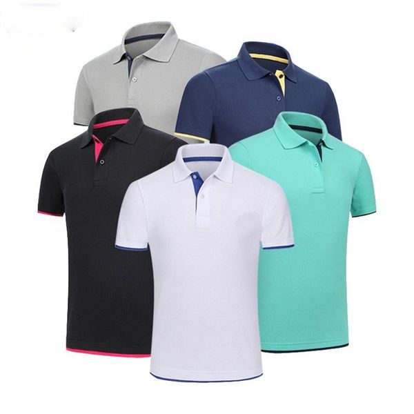 men's polos men casual shirt fashion brand solid color summer male lapel shirts, White;black
men's polos men casual shirt fashion brand solid color summer male lapel shirts, White;black