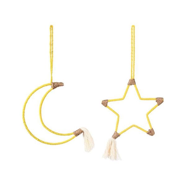 2pcs moon star shaped pendant children's room ornaments po prop home decor wall decoration decorative objects & figurines
2pcs moon star shaped pendant children's room ornaments po prop home decor wall decoration decorative objects & figurines