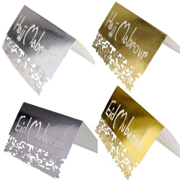 party decoration 50pcs decorative greeting card innovative eid mubarak muslim ramadan cardboard mirror decor table congratulation
party decoration 50pcs decorative greeting card innovative eid mubarak muslim ramadan cardboard mirror decor table congratulation