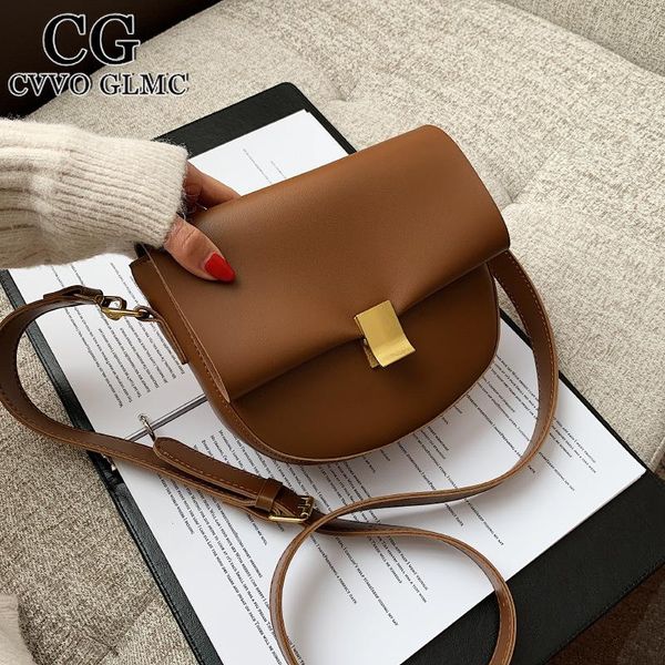 shoulder bags cvvo glmc ladies retro bag fashion saddle designer pure color pu casual messenger mobile phone
shoulder bags cvvo glmc ladies retro bag fashion saddle designer pure color pu casual messenger mobile phone