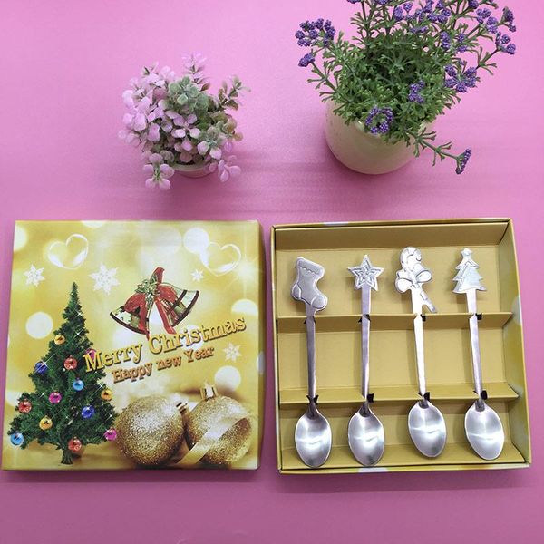 spoons 4 pcs mini christmas stainless steel coffee tea kids spoon teaspoon tableware for home office party jw
spoons 4 pcs mini christmas stainless steel coffee tea kids spoon teaspoon tableware for home office party jw