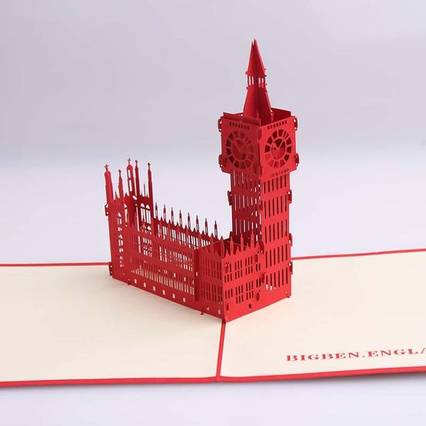 greeting cards product's stereo creative building card invitation handmade paper sculptures blessing holiday gift big ben 3d
greeting cards product's stereo creative building card invitation handmade paper sculptures blessing holiday gift big ben 3d