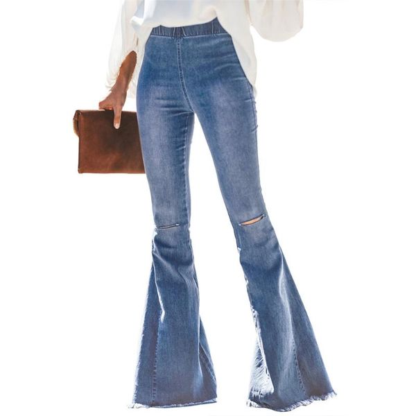 women's jeans women stretchy destoryed flare high waist ripped hole denim pant distressed bootcut bell bottom trousers skinny 2022, Blue
women's jeans women stretchy destoryed flare high waist ripped hole denim pant distressed bootcut bell bottom trousers skinny 2022, Blue