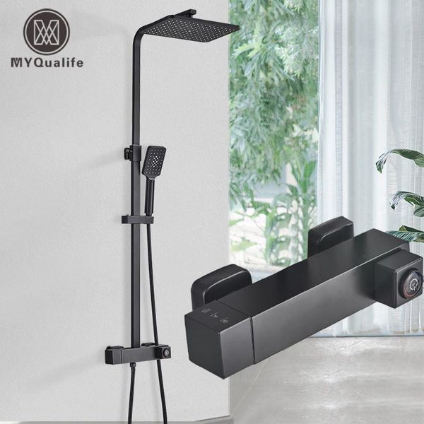 bathroom shower sets black bath faucet rotate tub spout square 8" rainfall head kit mixer tap 3-ways
bathroom shower sets black bath faucet rotate tub spout square 8" rainfall head kit mixer tap 3-ways