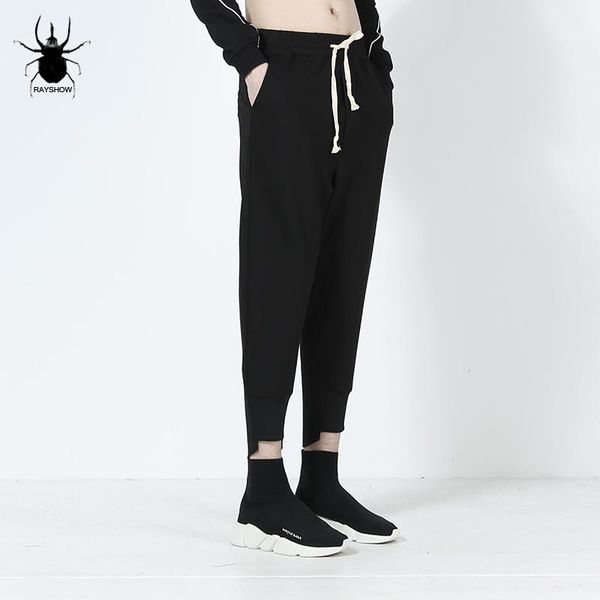 personalized pant leg design, optional loose tapered little feet harlan sports pants men's trend, Black
personalized pant leg design, optional loose tapered little feet harlan sports pants men's trend, Black