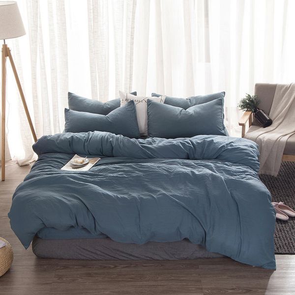 pure color simple washable cotton 4-piece dormitory 3-piece student quilt cover sheet bag bedding
pure color simple washable cotton 4-piece dormitory 3-piece student quilt cover sheet bag bedding