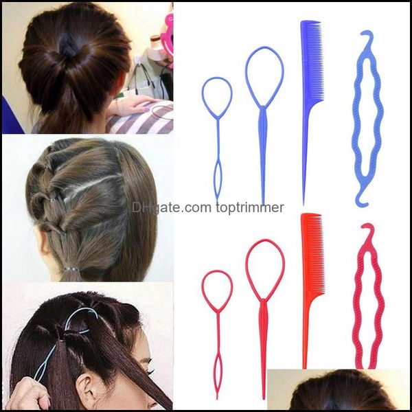 bun maker & productshair aessories clips for women hairpins comb 4pcs / plastic diy styling tools tensile hair clip set drop delivery 2021 j, Brown
bun maker & productshair aessories clips for women hairpins comb 4pcs / plastic diy styling tools tensile hair clip set drop delivery 2021 j, Brown