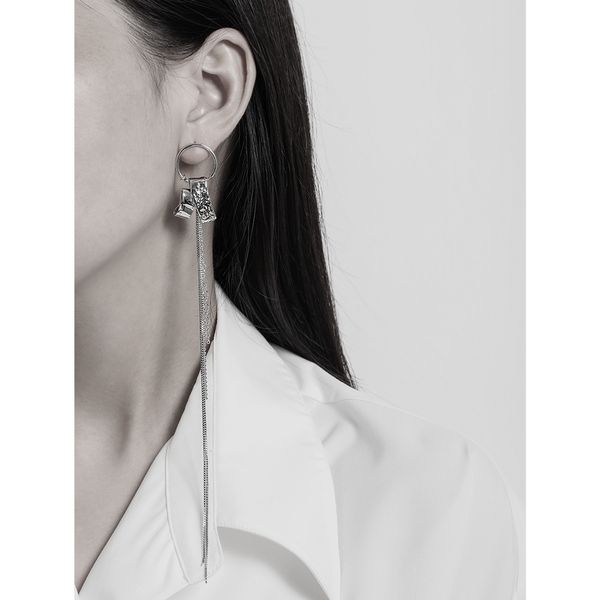 glass city chain long tassel earrings temperament earrings, Golden
glass city chain long tassel earrings temperament earrings, Golden