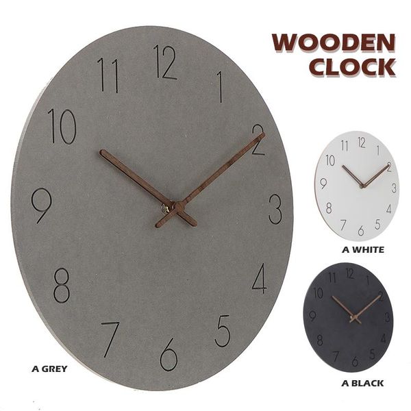 wall clocks 3 colors modern round clock silent arabic numberal mdf wood for bedroom office living room decor
wall clocks 3 colors modern round clock silent arabic numberal mdf wood for bedroom office living room decor