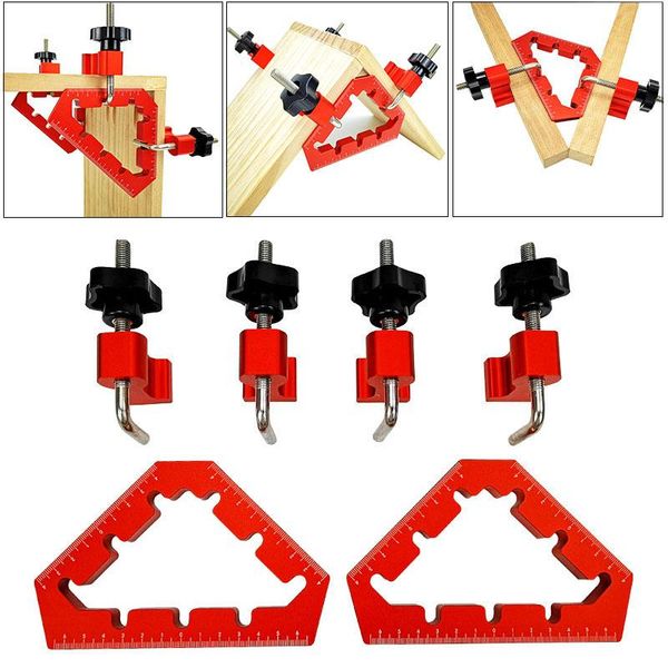 professional hand tool sets woodworking triangle auxiliary clamps aluminum alloy wood splicing positioning fixed fixture 45/90 degrees corne
professional hand tool sets woodworking triangle auxiliary clamps aluminum alloy wood splicing positioning fixed fixture 45/90 degrees corne