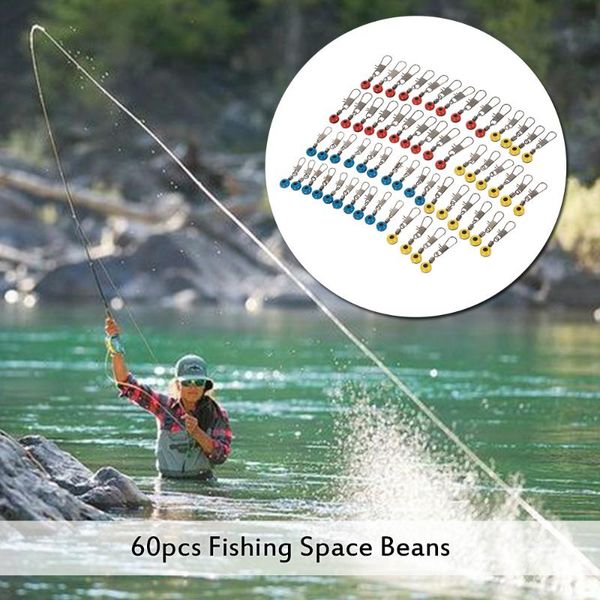 fishing accessories 60pcs space beans float connector 3 colors rolling swivel tackle tool
fishing accessories 60pcs space beans float connector 3 colors rolling swivel tackle tool